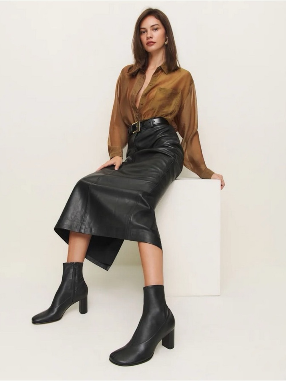 Reformation Presley ankle boot